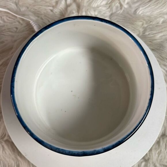 CERTIFIED INT’L Susan Wiget Certified Ceramic Snowman 2.75x5” Candle Holder Dip - Picture 5 of 5